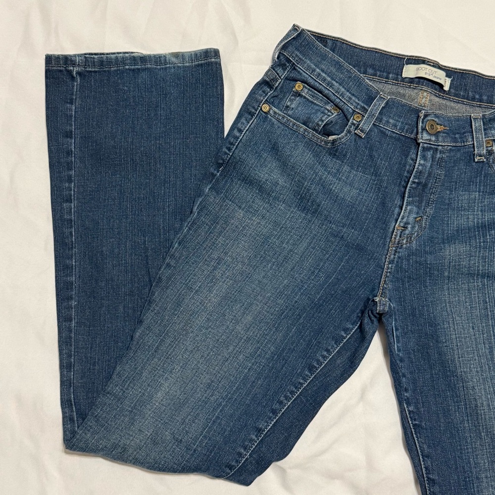 Women’s Levi's 515 blue Indigo Straight Jeans size 6 - Picture 7 of 16